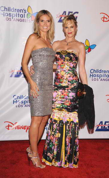 Noche honoree and Project Runway host Heidi Klum and actress Melanie Griffith 2