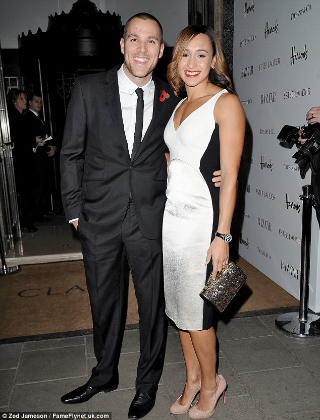 Jessica Ennis and fiance Andy Hill