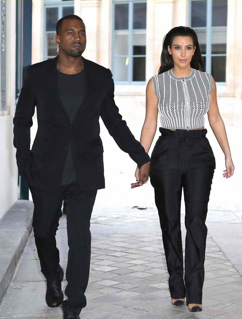 kim kardashian and kanye west - couple